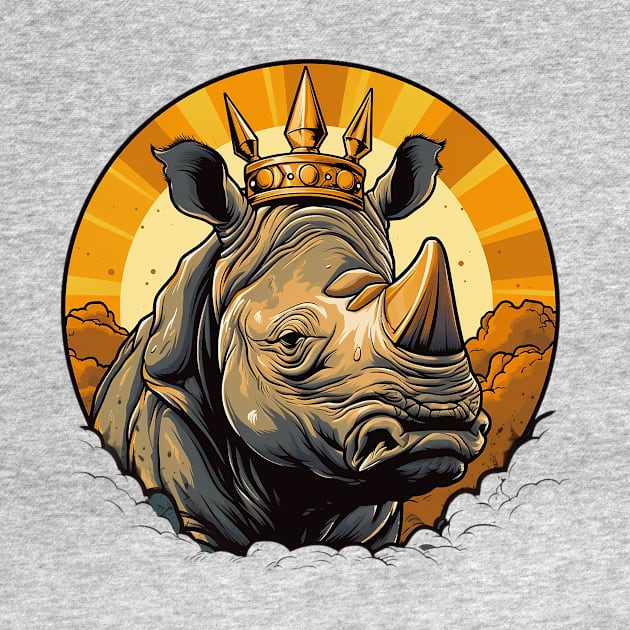 king rhino by piratesnow